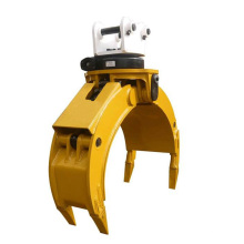 Ao lai machinery manufacturing excavator hydraulic 5 teeth grapple orange peel graple waste material clamp